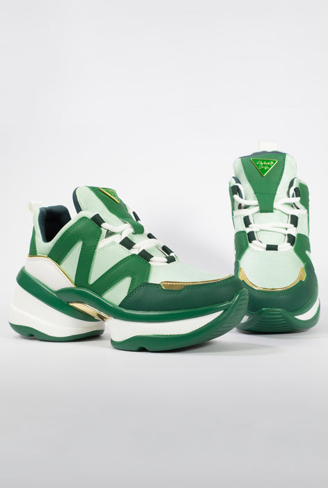 CASD100 ZAPATOS CASUALES VERDE