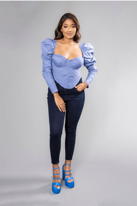 PA016 BLUSA AZUL